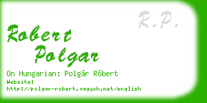 robert polgar business card